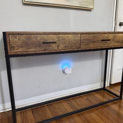 Skinny Entryway Table w/ 2 Drawers — Perfect for Small Spaces