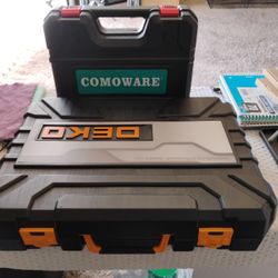 75 Piece Tool Set With Handheld Drill