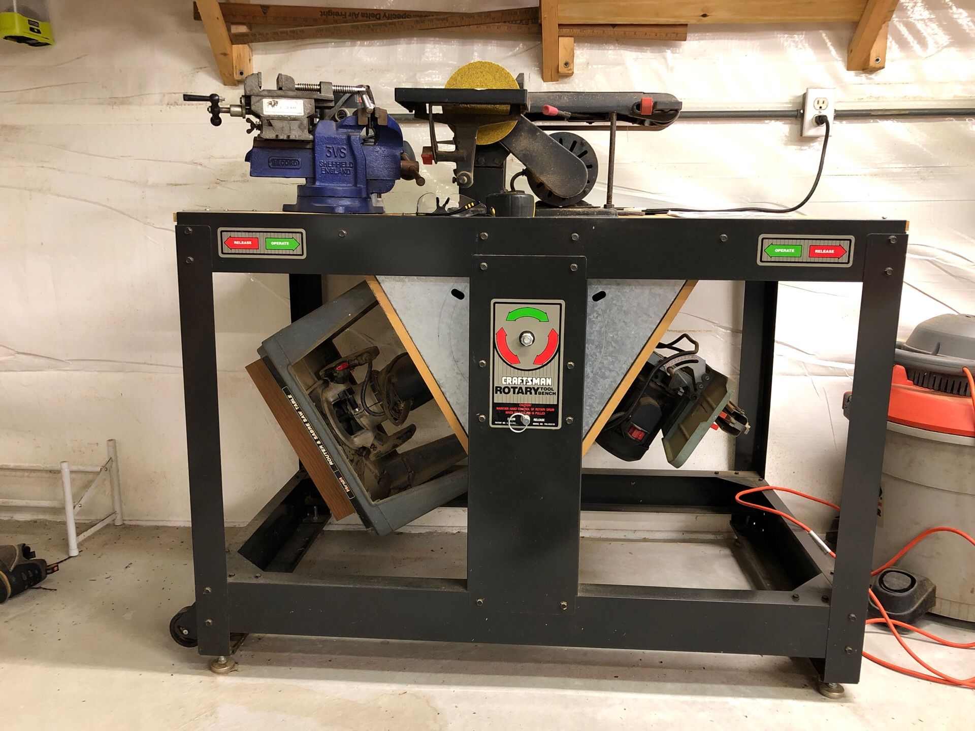 REDUCED!! Craftsman rotary tool bench with 3 tools for Sale in Suwanee