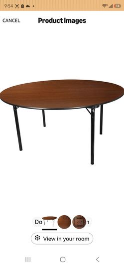 Flash Furniture Advantage 5 ft. Round High Pressure Laminate Folding Banquet Table