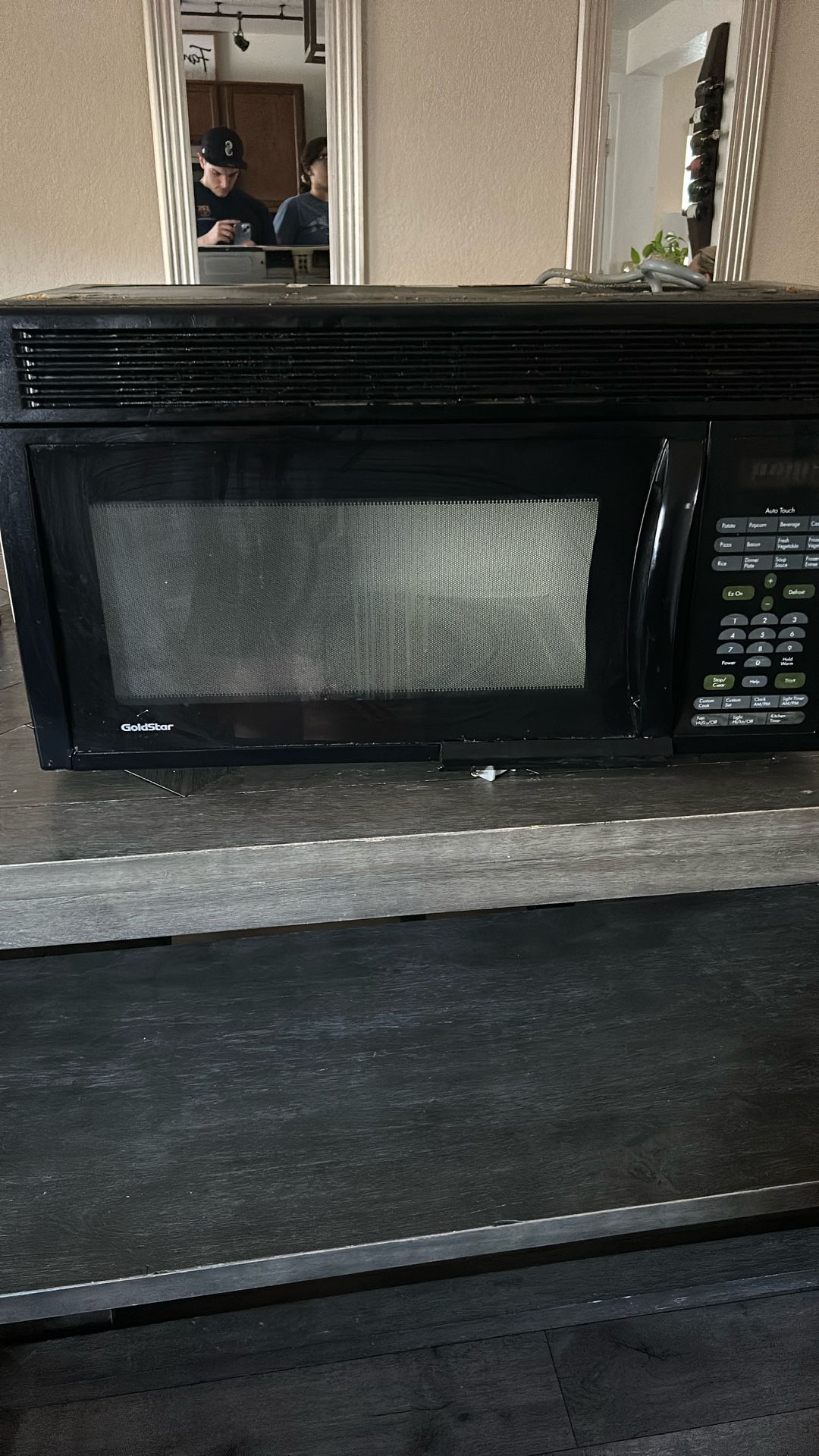 Gold star Over-oven Microwave