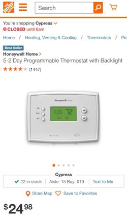 Honeywell Programmable Thermostat