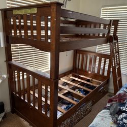 Strong Wooden Bunk Beds  