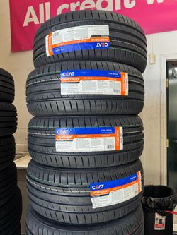 225/50R17 CEAT 4 new tires installed and balanced