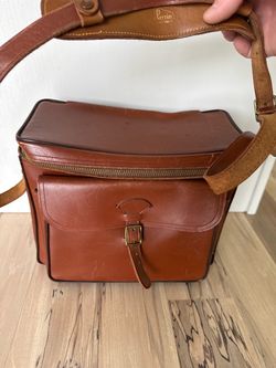 Vintage Leather bag with Shoulder Strap