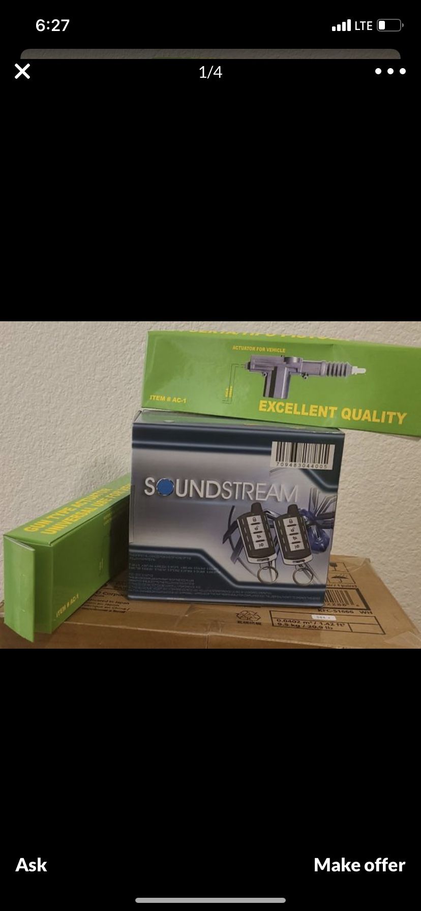 Car alarm and door poppers !!! Package deal !!