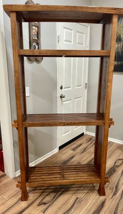 Nice wood shelving Unit 