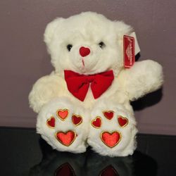White Valentines Teddy Bear