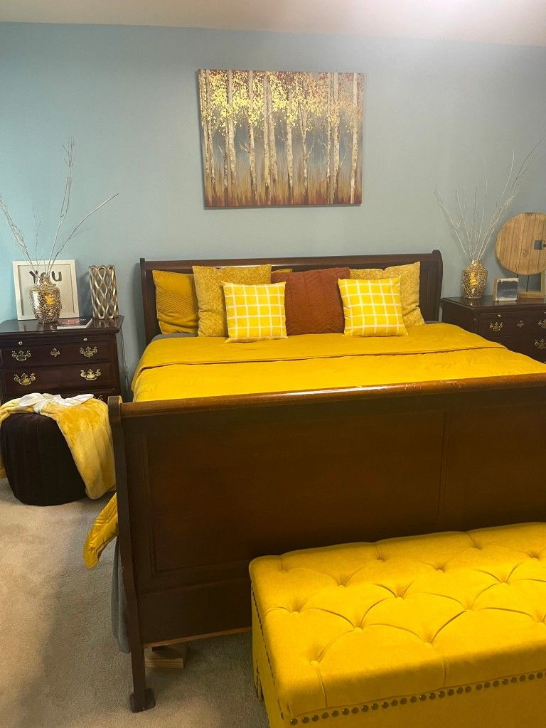 King Size Sleigh Bed Frame For Free.