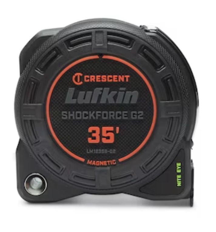 Crescent Lufkin Shockforce Nite Eye G2 35-ft Magnetic Tape Measure / Brand New - No Packaging