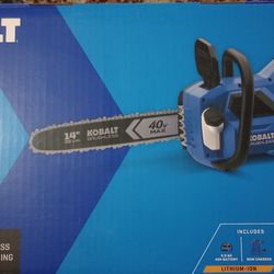 Kobalt Chainsaw - New 