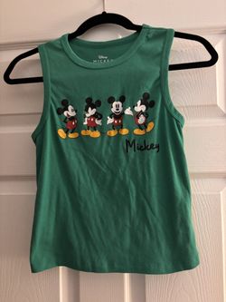Green Mickey Mouse Women’s Tank Top