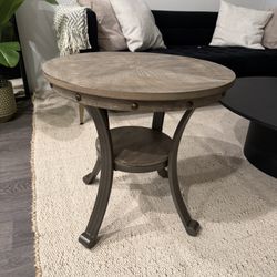 (BRAND NEW/NEVER USED) Rustic Wood Side Table