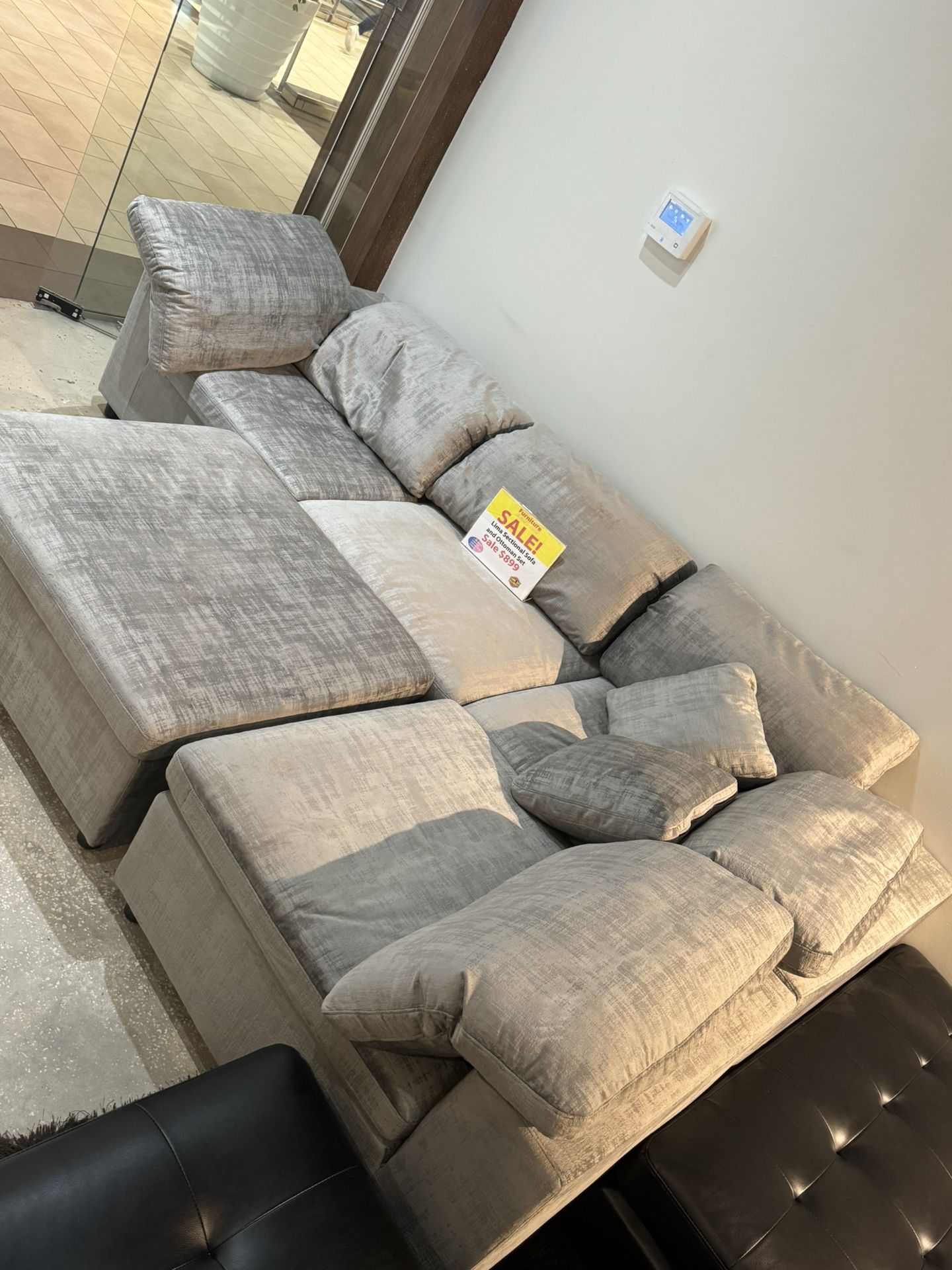 Beautiful Lima Gray Modular Sofa Set!$899!*SAME DAY DELIVERY*NO CREDIT NEEDED*EASY FINANCING*HUGE SALE*