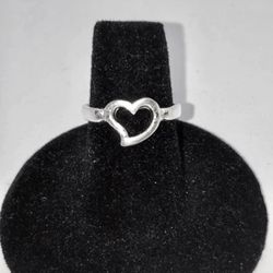 Silver Heart Ring