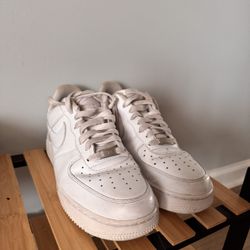 Nike Air Force 1 white sneakers size 8.5
