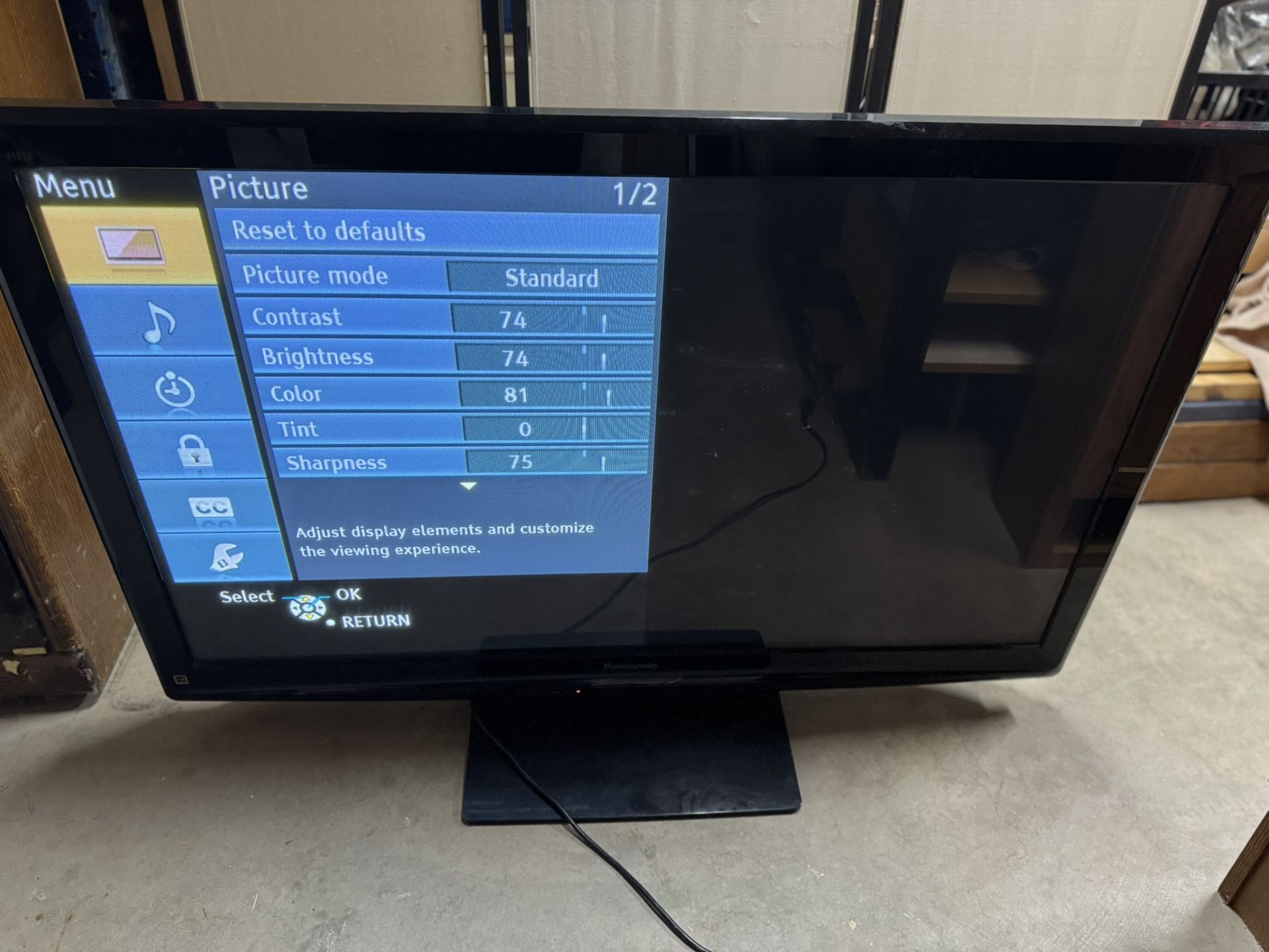 Panasonic Viera TC-P50C2 50" 720p HD Plasma Television