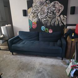 Navy Blue 3-Seater Couch