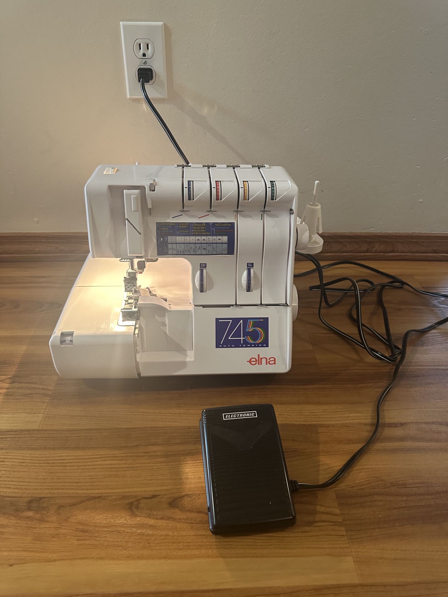 Elna 745 Serger Machine