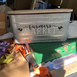 Personalized Galvanized Beverage Tub Or Plant Pot 