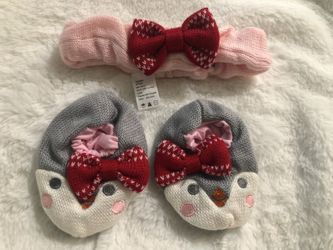 Hallmark Baby Girl Headband And Booties