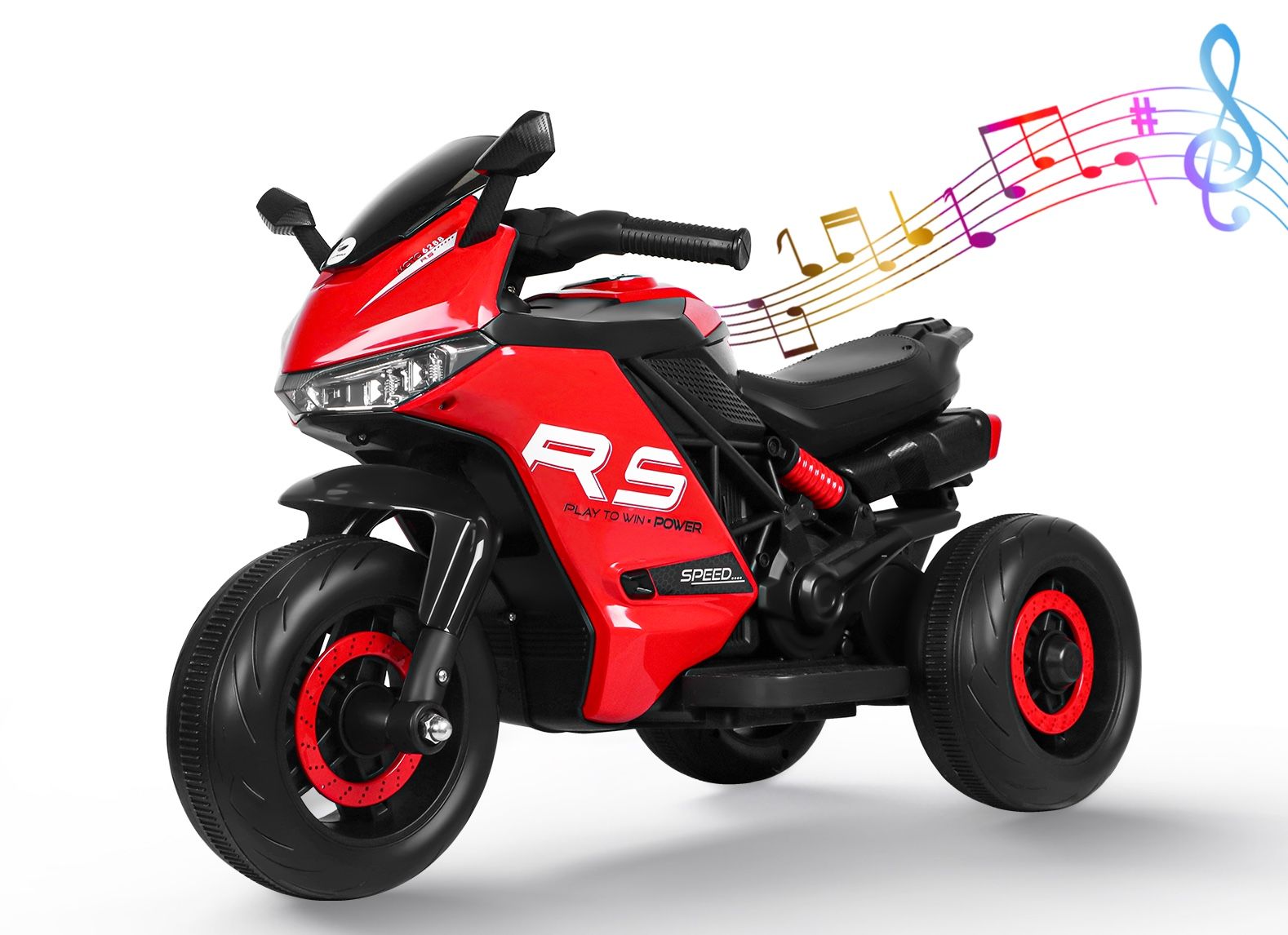 RECHARGEABLE CHILDREN’S ELECTRIC MINI SCOOTER HONEY WHALE BDQ-6288 RED