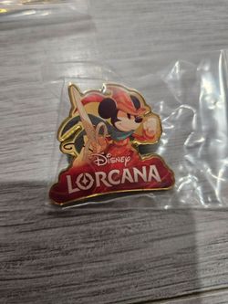 D23 2026 Disney Lorcana Mickey Brave Little Taylor Pin Promo Brand New