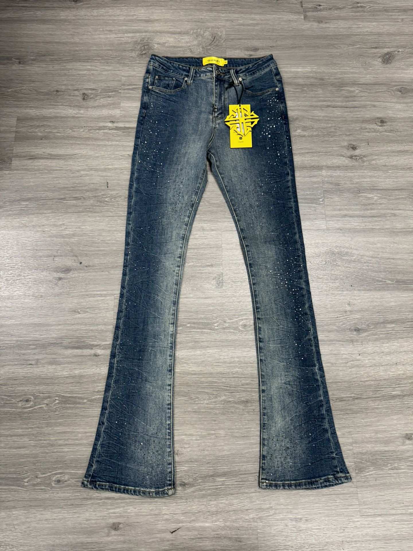 Mens Guapi Jeans Hombre Pantalon Brillo