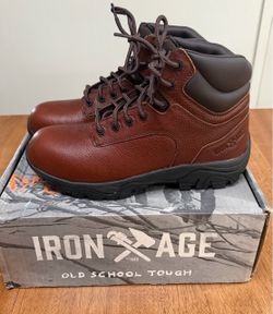 Iron Age - Men’s Trencher 6” Work Boot | Brown & Black | Size 10 M [Brand New]