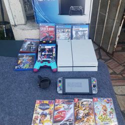 All White Original PS4 500GB with Box, 2 New controller & 6 Great Games No BS. $300! Or $300! 2020 NINTENDO SWITCH V2 256GB combo $300!. 4 sealed game