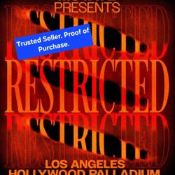 Restricted LA Palladium – 2 Tickets – Trusted Seller w/ Reviews