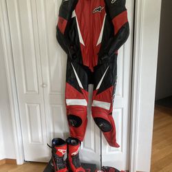 Alpinestars Race/Track Gear Leathers Boots Gloves Lot!!!