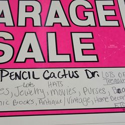 GARAGE/YARD SALE Saturday and Sunday 7:30 a.m. to 2:00 p.m.
