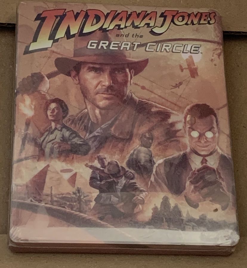 indiana jones great circle custom steelbook brand new no game included