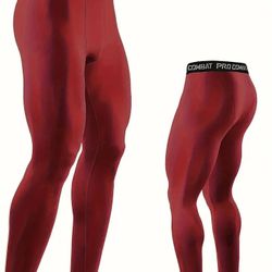 Pantalones Deportivos De Compression Para HombreTalla L