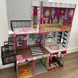KidKraft Tall Wooden Dollhouse