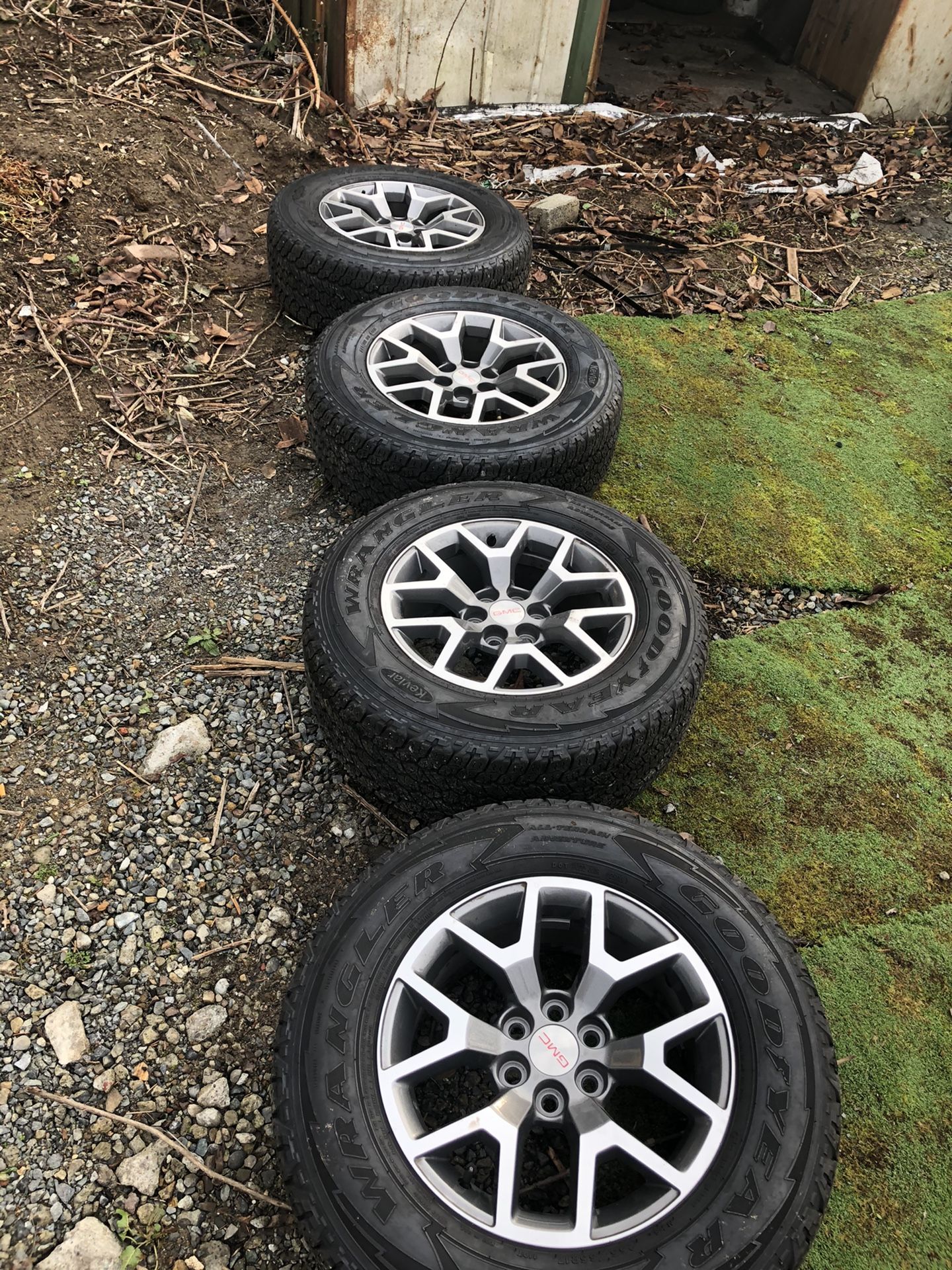 Almost new set of tires and rims, $450