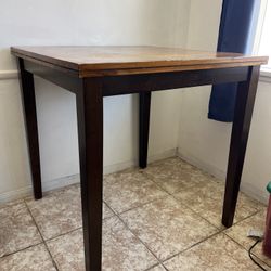 Wooden Table And Stools 