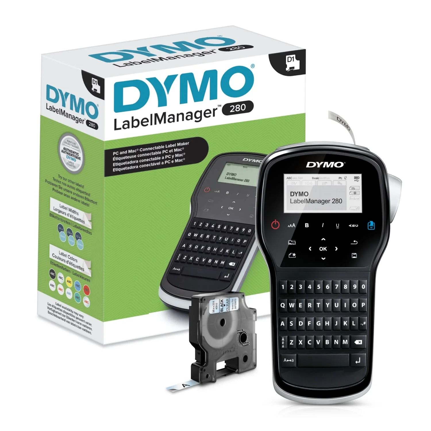 $20 DYMO Label Maker | LabelManager 280 Rechargeable Portable Label Marker 