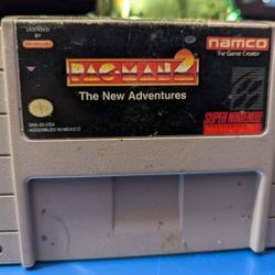 Pac-Man 2 The New Adventures SNES Super Nintendo  