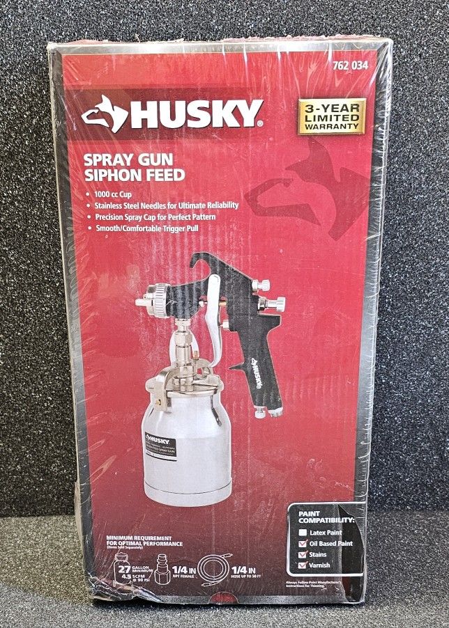 Husky Spray Gun
Siphon Feed