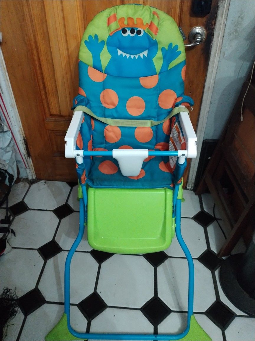 Used Cosco Kids Monster Foldable High Chair