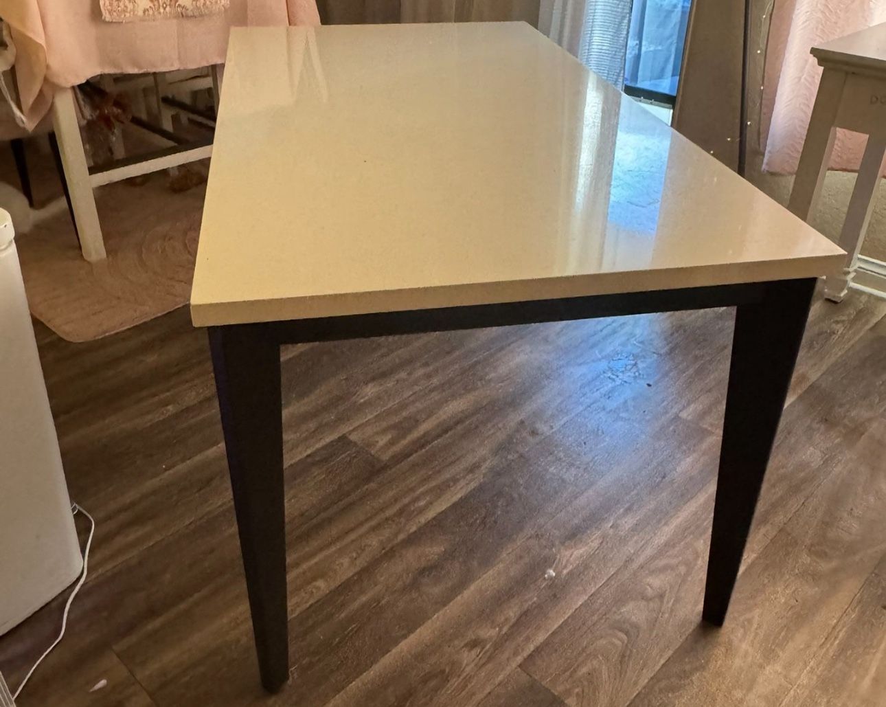 White Dining Table 