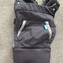 INFANTINO GRAY & AQUA BLUE CUDDLE UP BABY / INFANT CARRIER