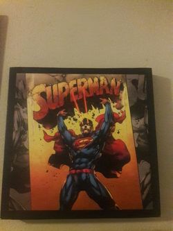 Super man canvas