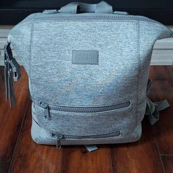 Dagne Dover Indi Heather Gray Diaper Bag Backpack Large 