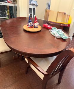 Dining room table and chairs with China Cabinet