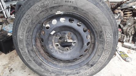 2007 Toyota tundra spare rim and tire