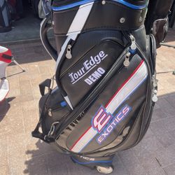 Tour Edge Exotics Tour Demo Bag with wheels  