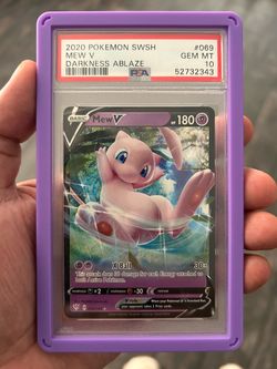 2020 Pokemon SWSH Mew V Darkness Ablaze #069 PSA GEM MT 10
